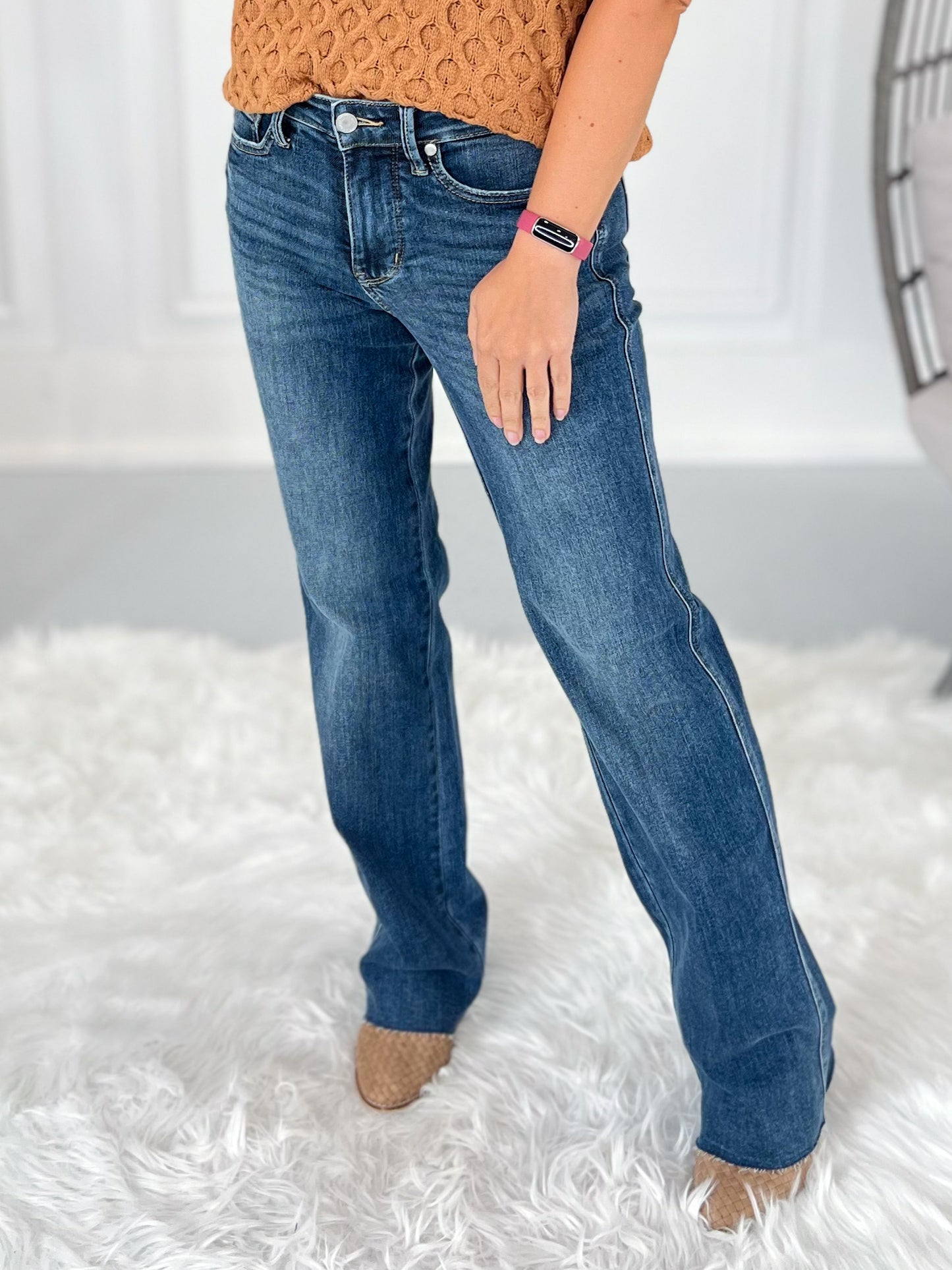 Trendsetter - Judy Blue Tummy Control Vintage Straight Jeans