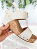 Corky's Zip It Good Wedge - Ivory - Final Sale