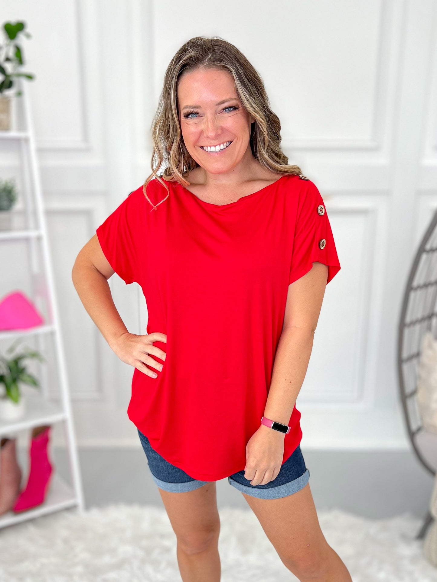 Rocking My Red Top - Final Sale