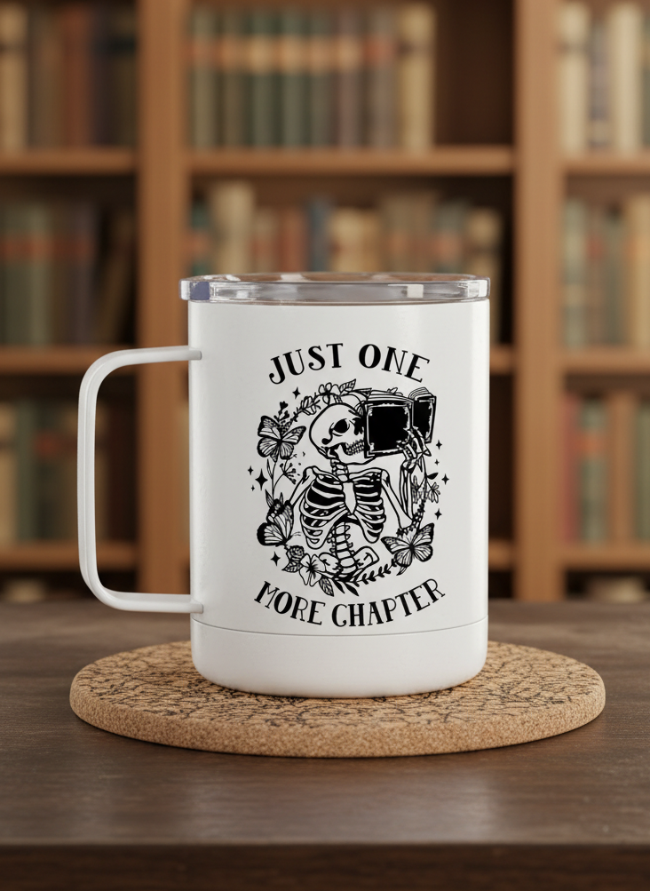 10oz Stainless Travel Cup - One More Chapter