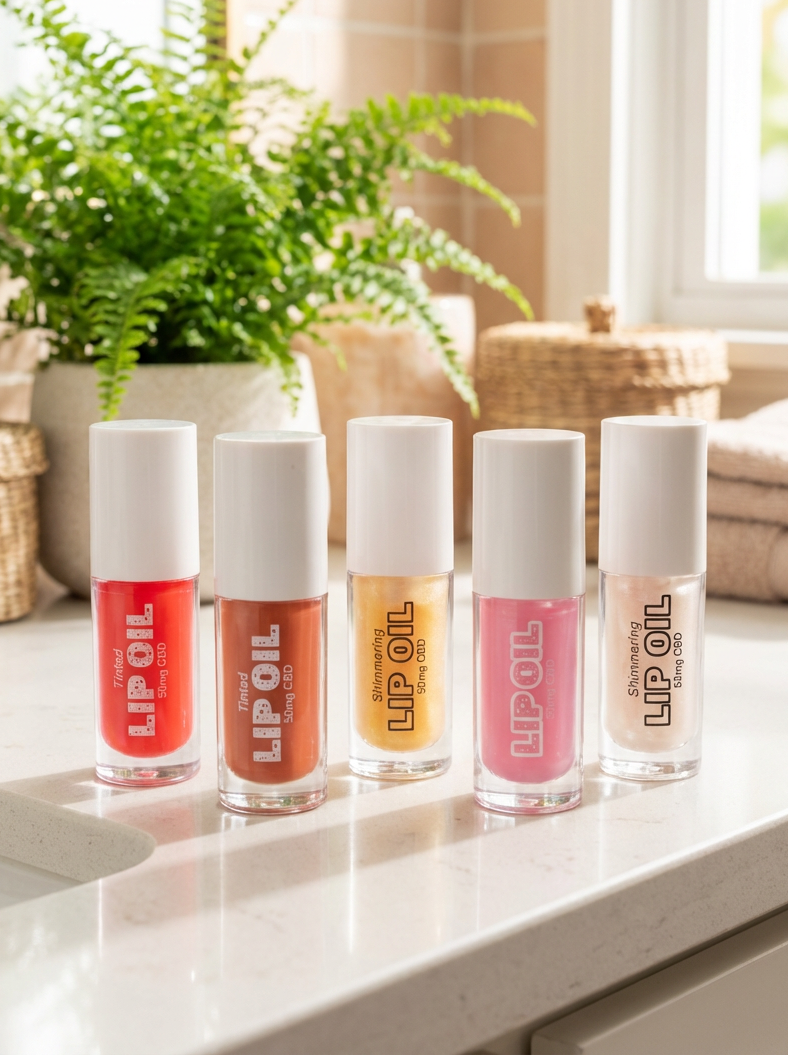 Shimmering CBD Lip Oil - 50mg