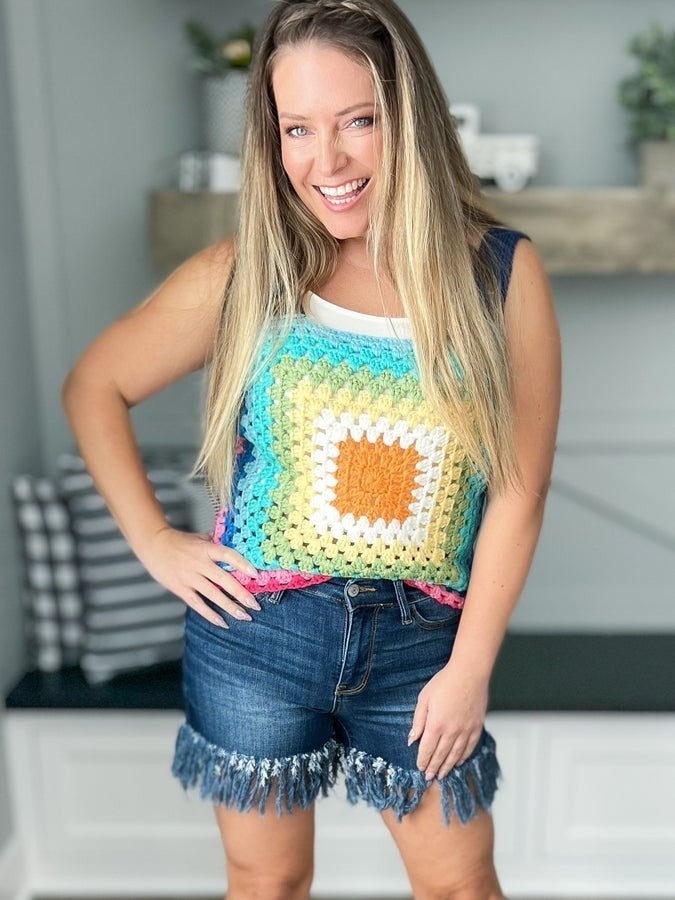 Groovy Summer Crochet Top - Final Sale