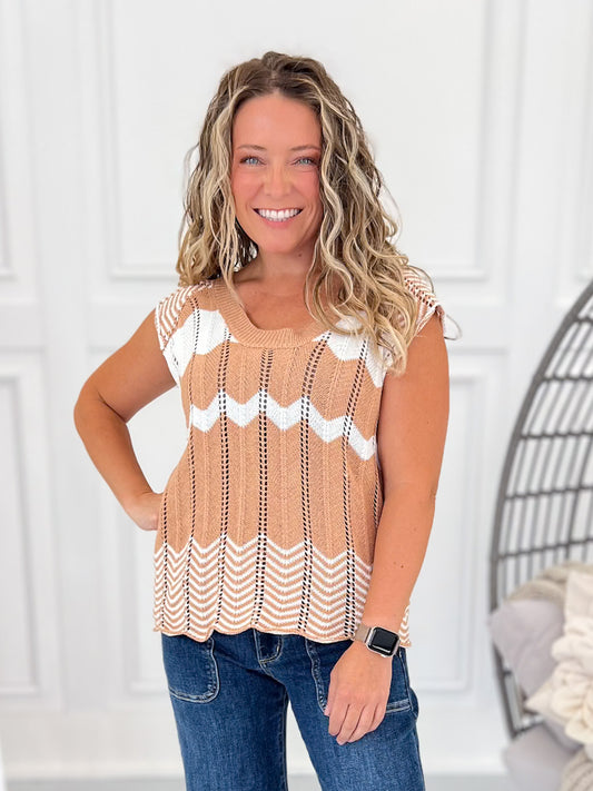 Right On By Knit Top