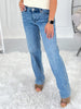 My Main Squeeze - Judy Blue Tummy Control Straight Leg Jeans