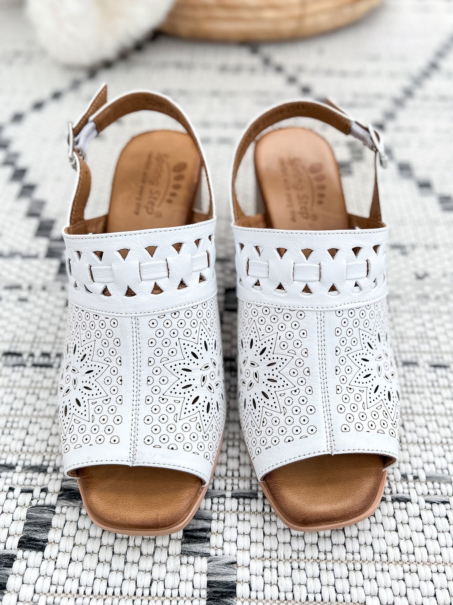 Spring Step Sunela Wedge - White
