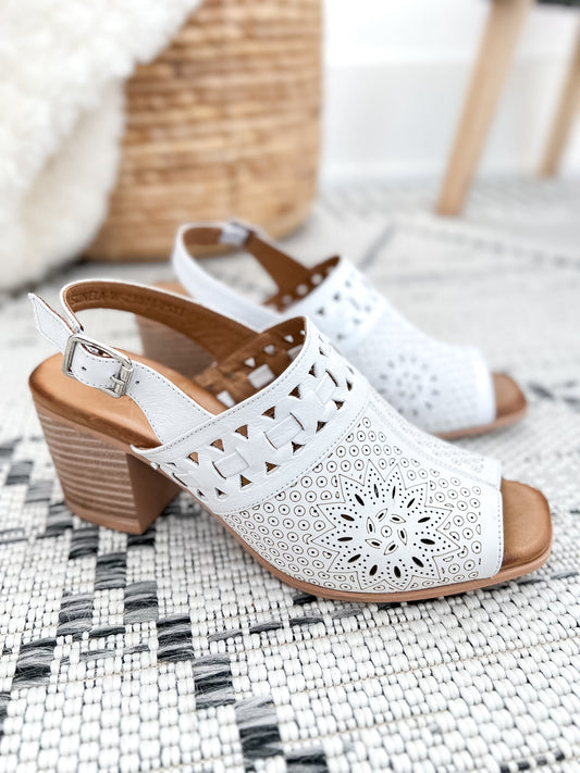 Spring Step Sunela Wedge - White