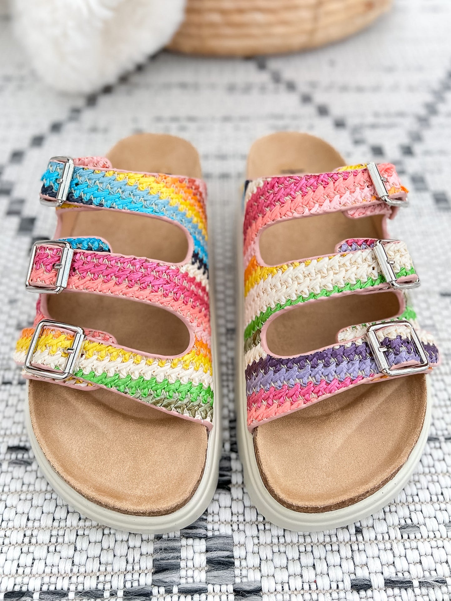 Corky's Threes Company Platform Sandal - Multi