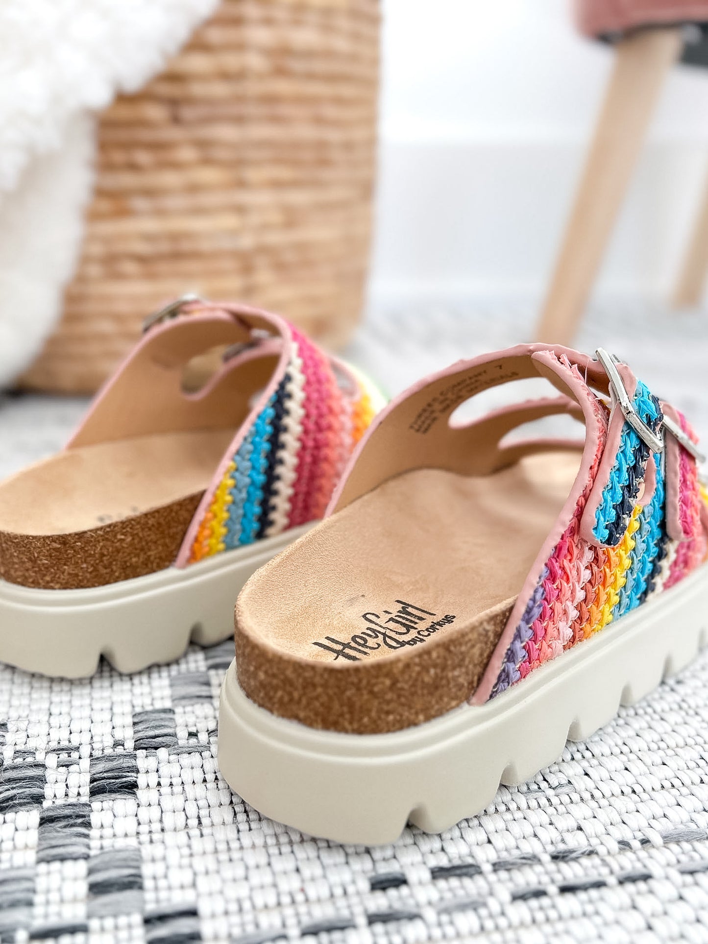 Corky's Threes Company Platform Sandal - Multi