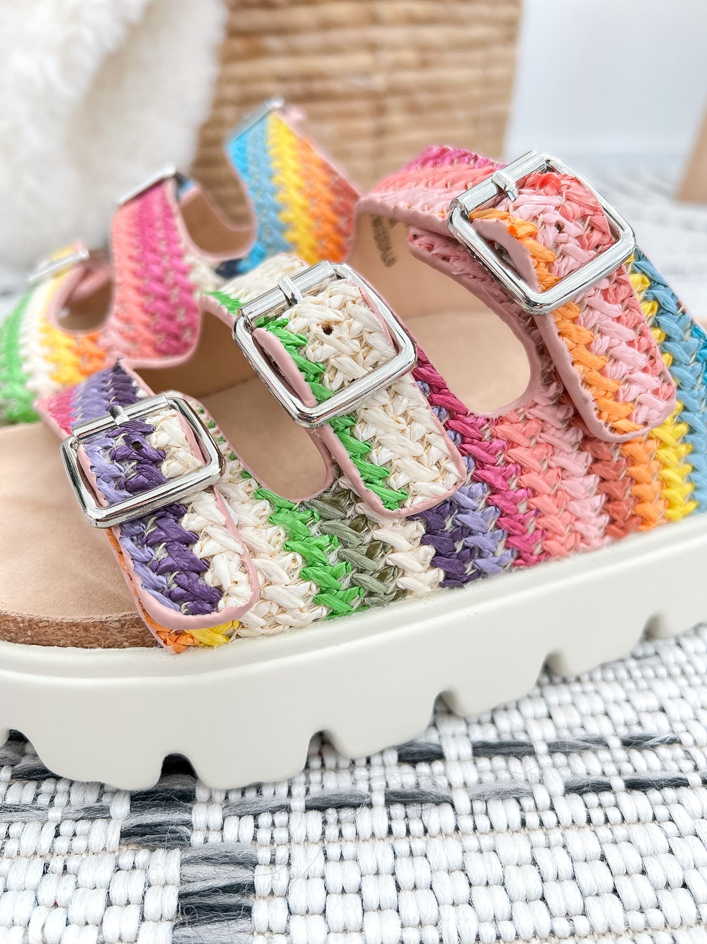 Corky's Threes Company Platform Sandal - Multi