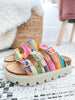 Corky's Threes Company Platform Sandal - Multi