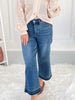 Spring Forward - Judy Blue Tummy Control Cropped Wide Legs Jeans