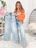 Blast From The Past - Judy Blue Tummy Control Retro Wide Leg Jean