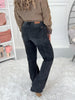 Night Rider - Judy Blue Western Detail Straight Leg Jean