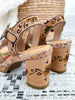 L'ARTISTE Jawdrop Heel - Beige Multi