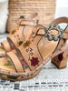 L'ARTISTE Jawdrop Heel - Beige Multi
