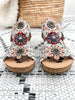 L'ARTISTE Pretty Petals Wedge - White Multi