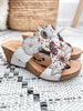 L'ARTISTE Pretty Petals Wedge - White Multi