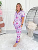 Spooky Pajama Jogger Set - Bows