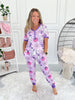 Spooky Pajama Jogger Set - Bows