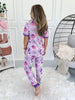 Spooky Pajama Jogger Set - Bows