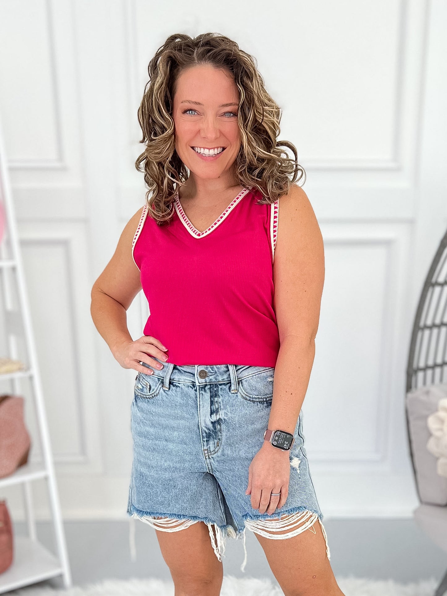 Stay Connected - Judy Blue Rigid Magic Cell Phone Pocket Shorts