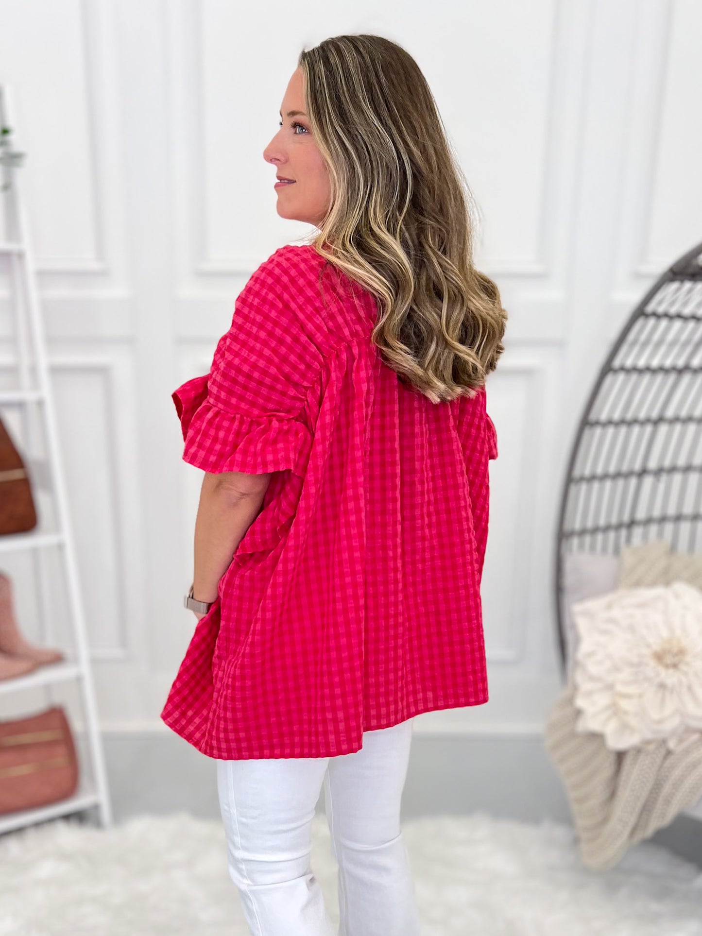 How About A Picnic Blouse - Final Sale
