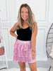 Still Shining Ruffle Skirt w/ Built In Shorts