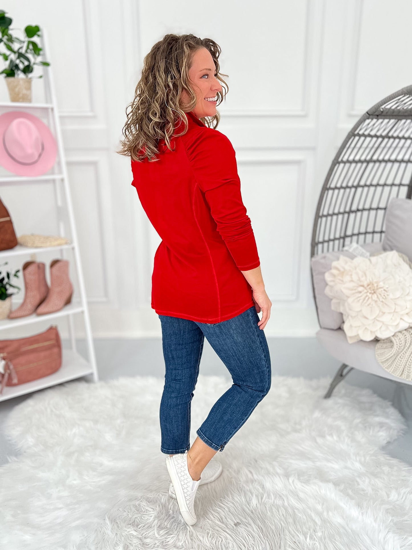 Forward Focus Quarter Zip Top