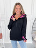 Audrey Lounge Hoodie - Pink Check