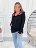 Audrey Lounge Hoodie - Pink Check
