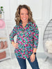 Business Is Blooming Quarter Zip Top