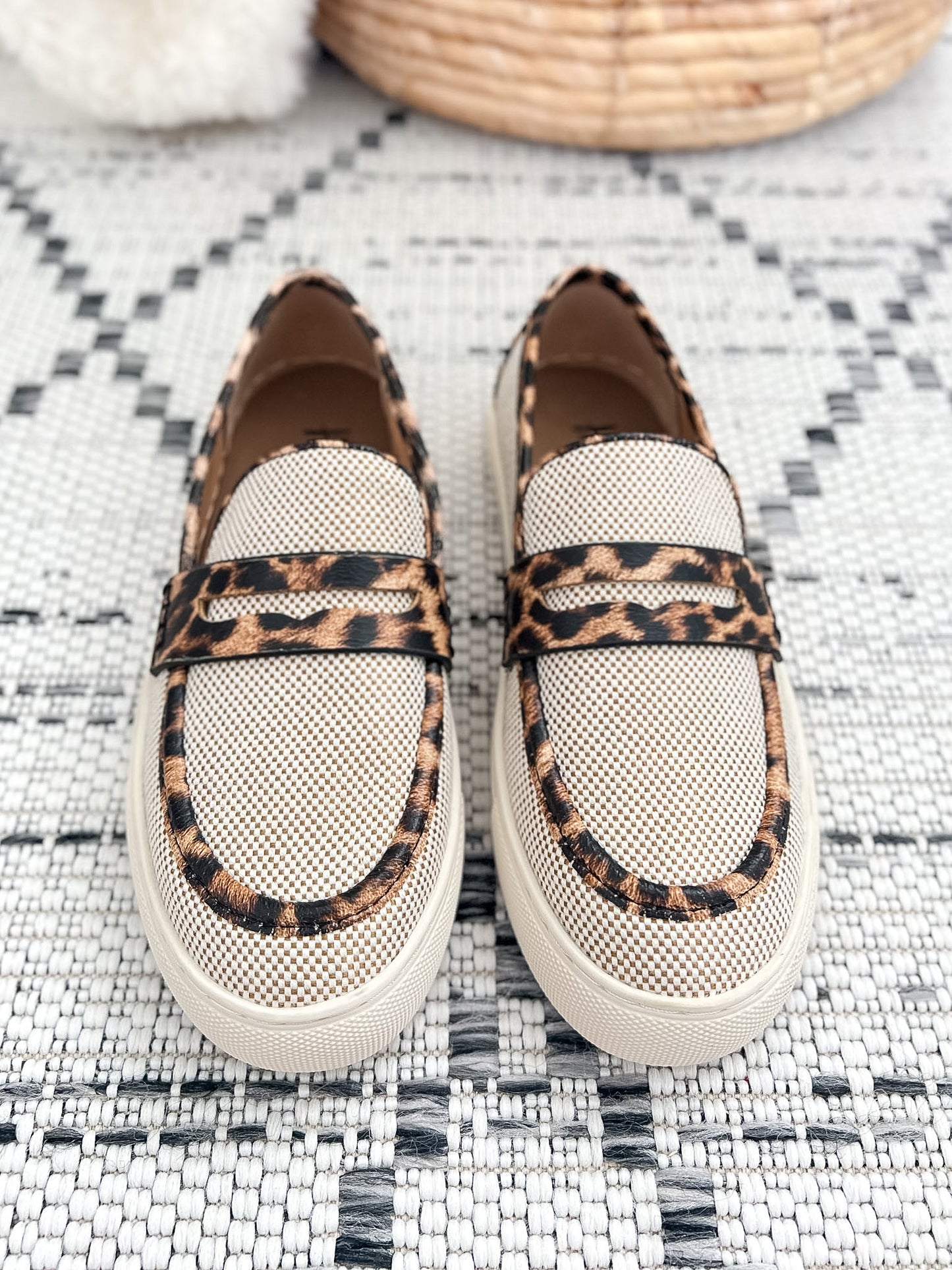 Corky's Group Chat Sneaker - Leopard Combo