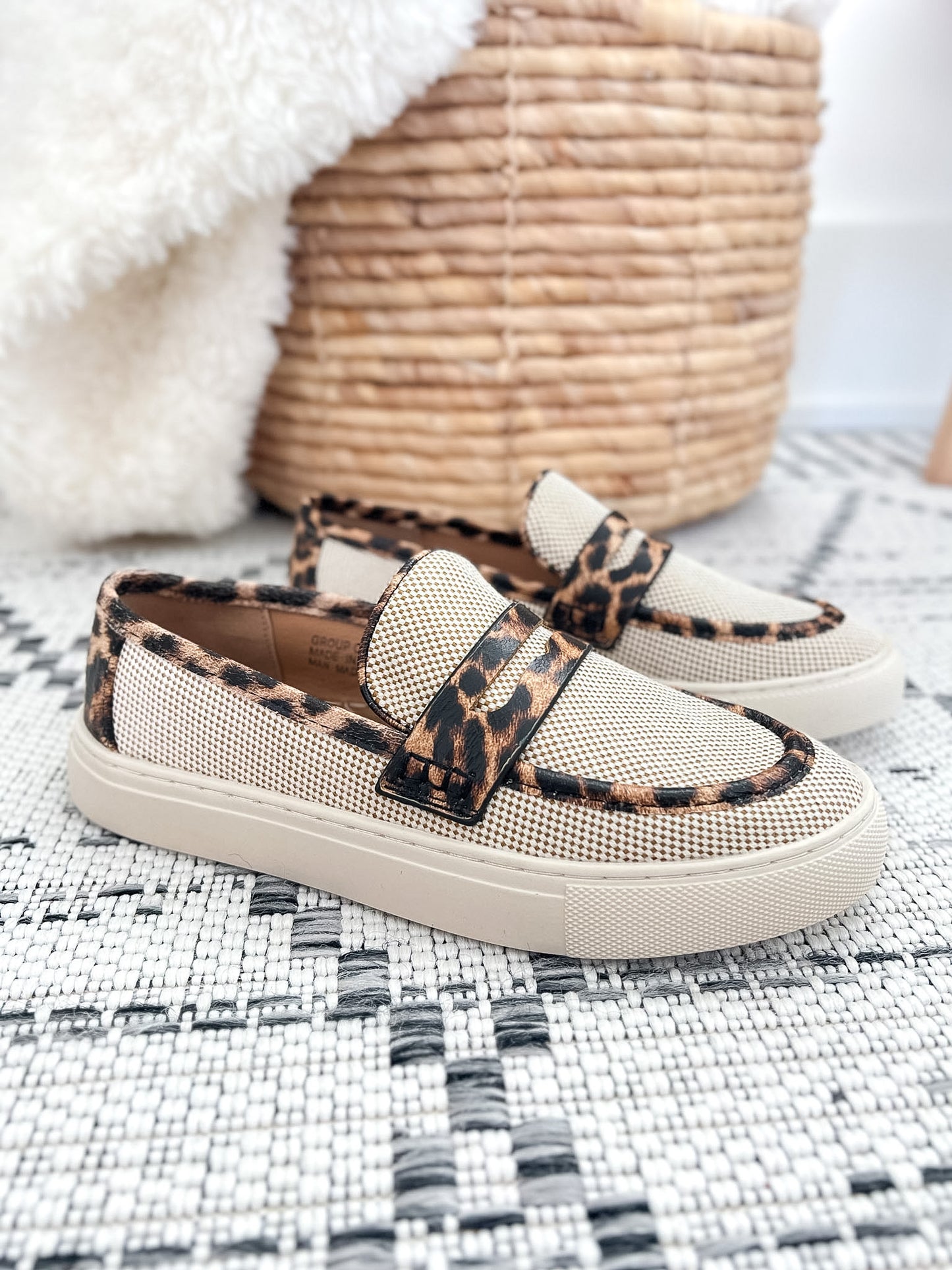 Corky's Group Chat Sneaker - Leopard Combo