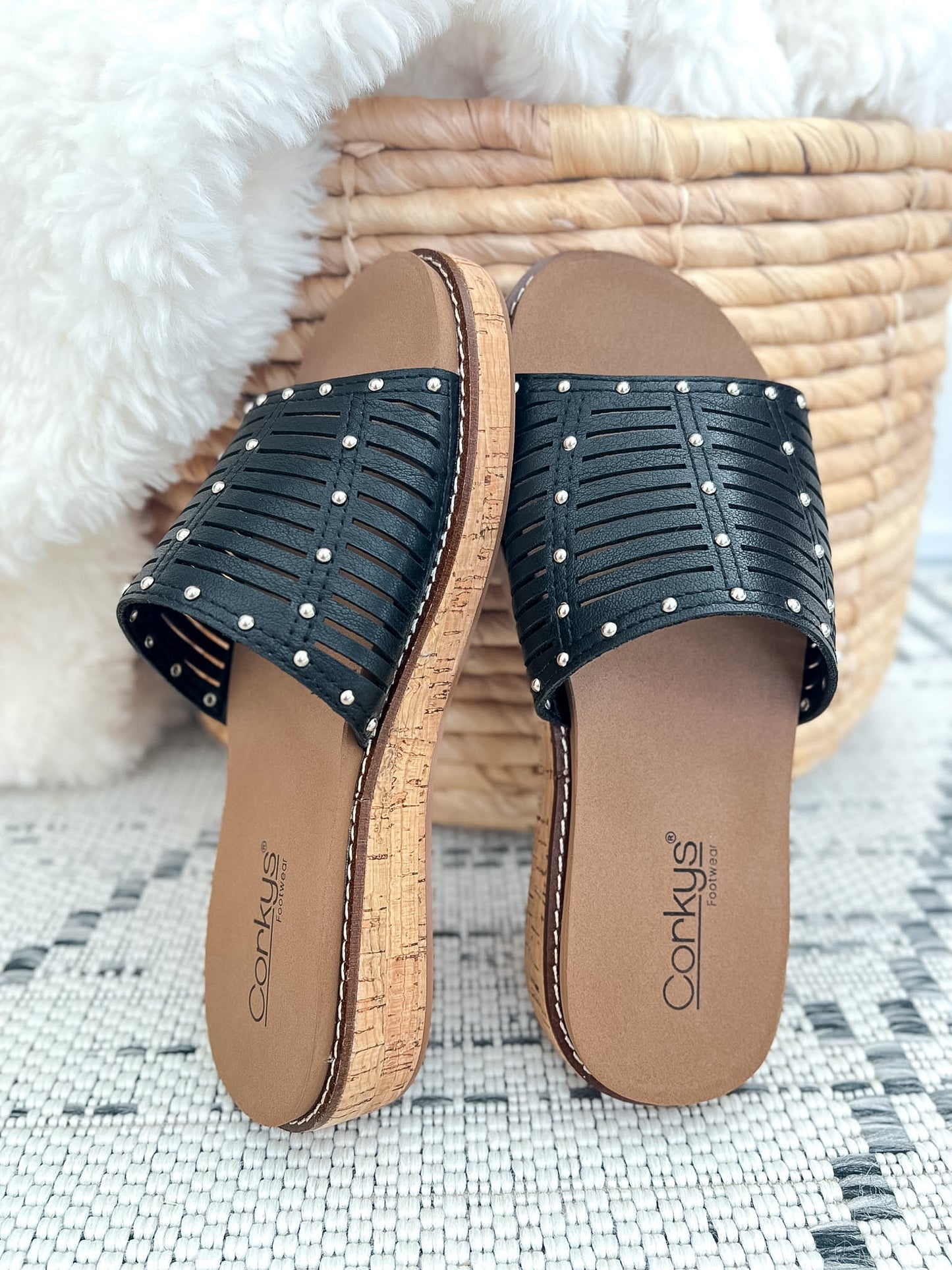 Corky's At Ease Sandal - Black
