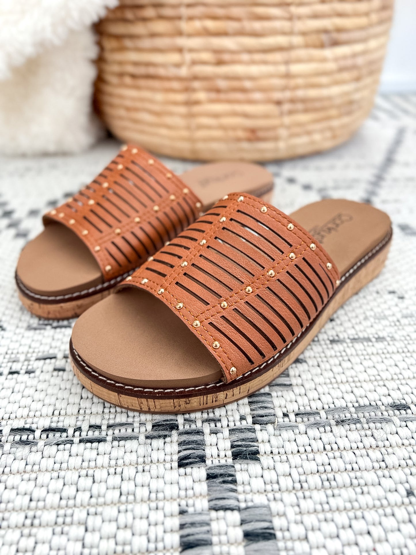 Corky's At Ease Sandal - Cognac