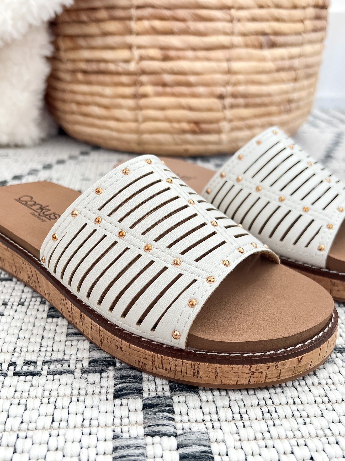 Corky's At Ease Sandal - White