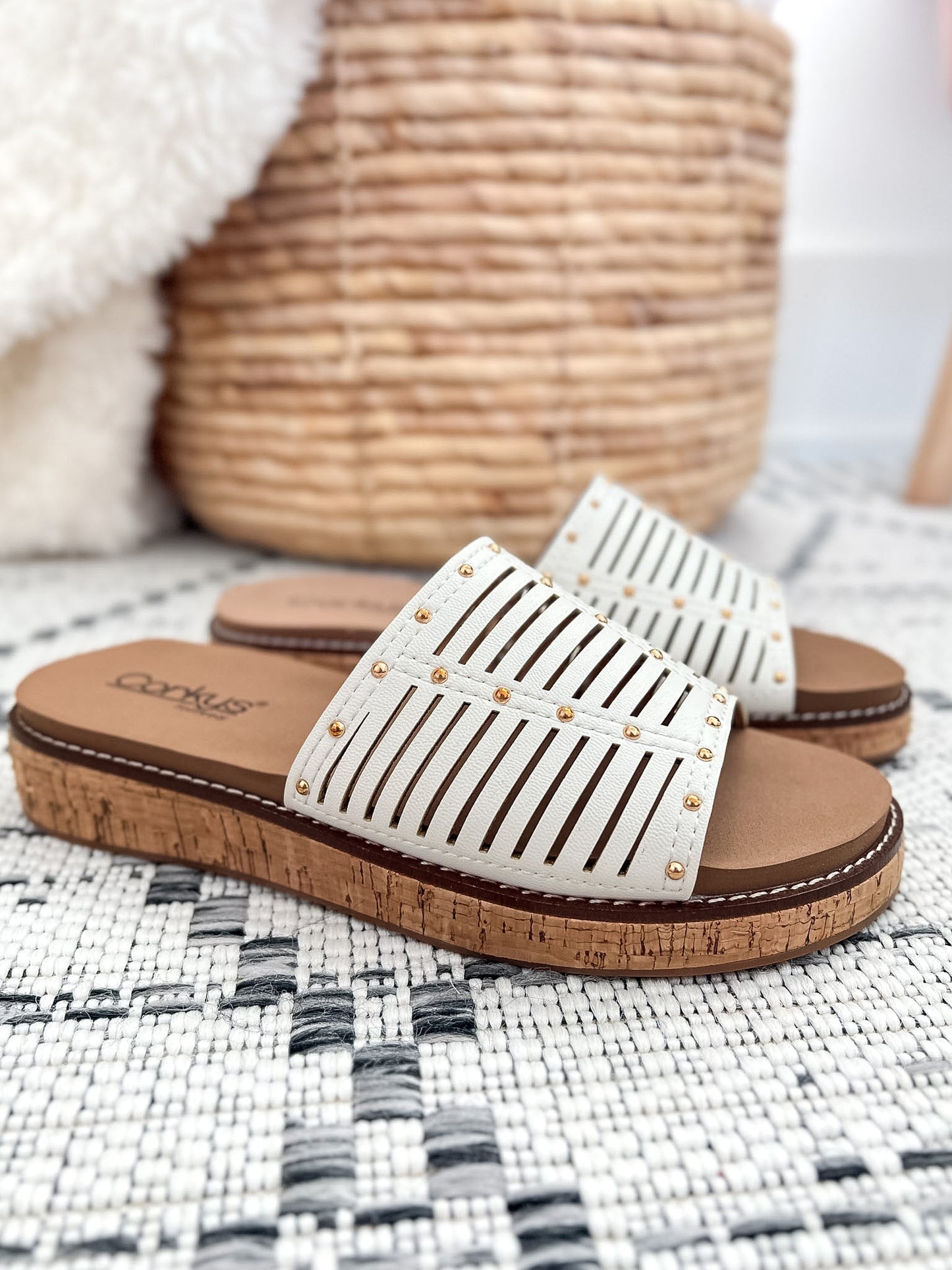 Corky's At Ease Sandal - White