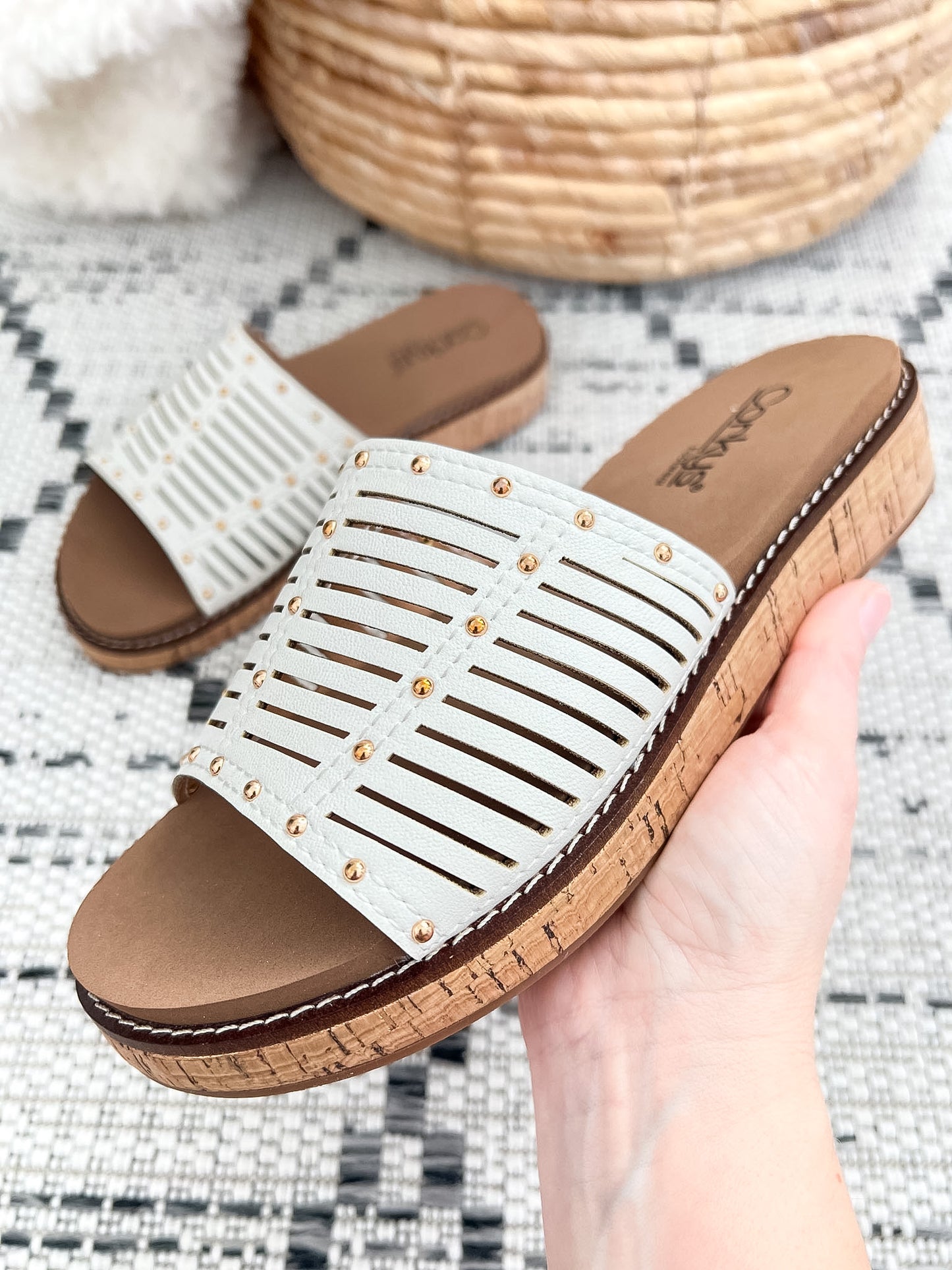 Corky's At Ease Sandal - White