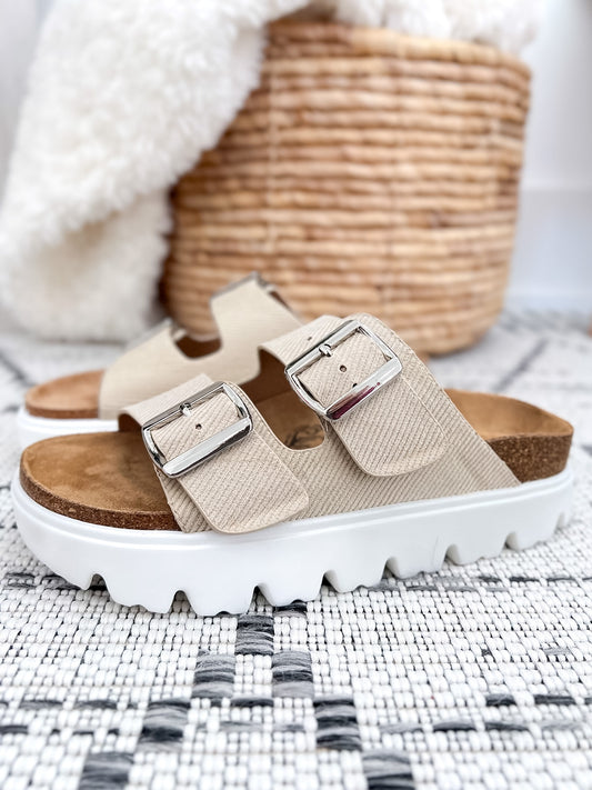 Very G Jazmin 2 Platform Sandal - Cream