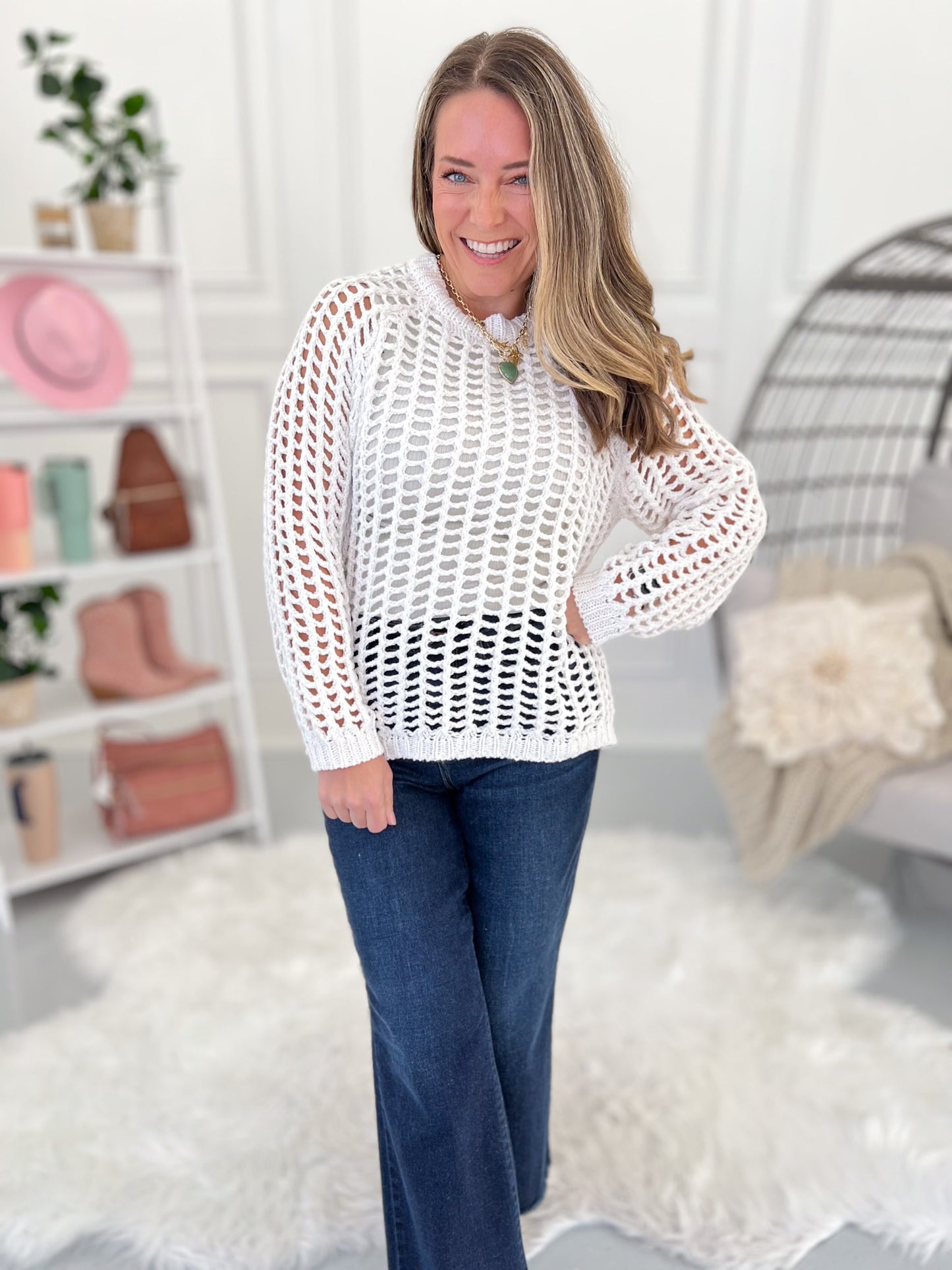 Having A Good One Knit Top