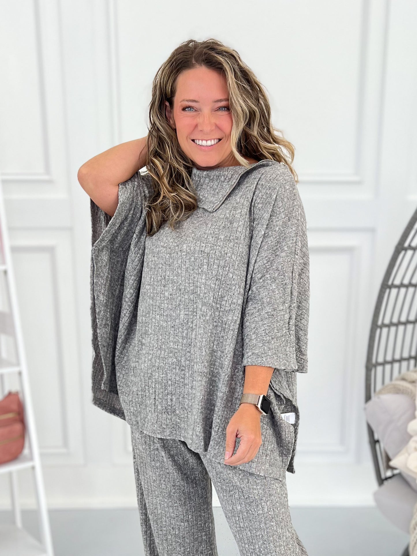 Can't Miss Out Cashmere Brushed Matching Set