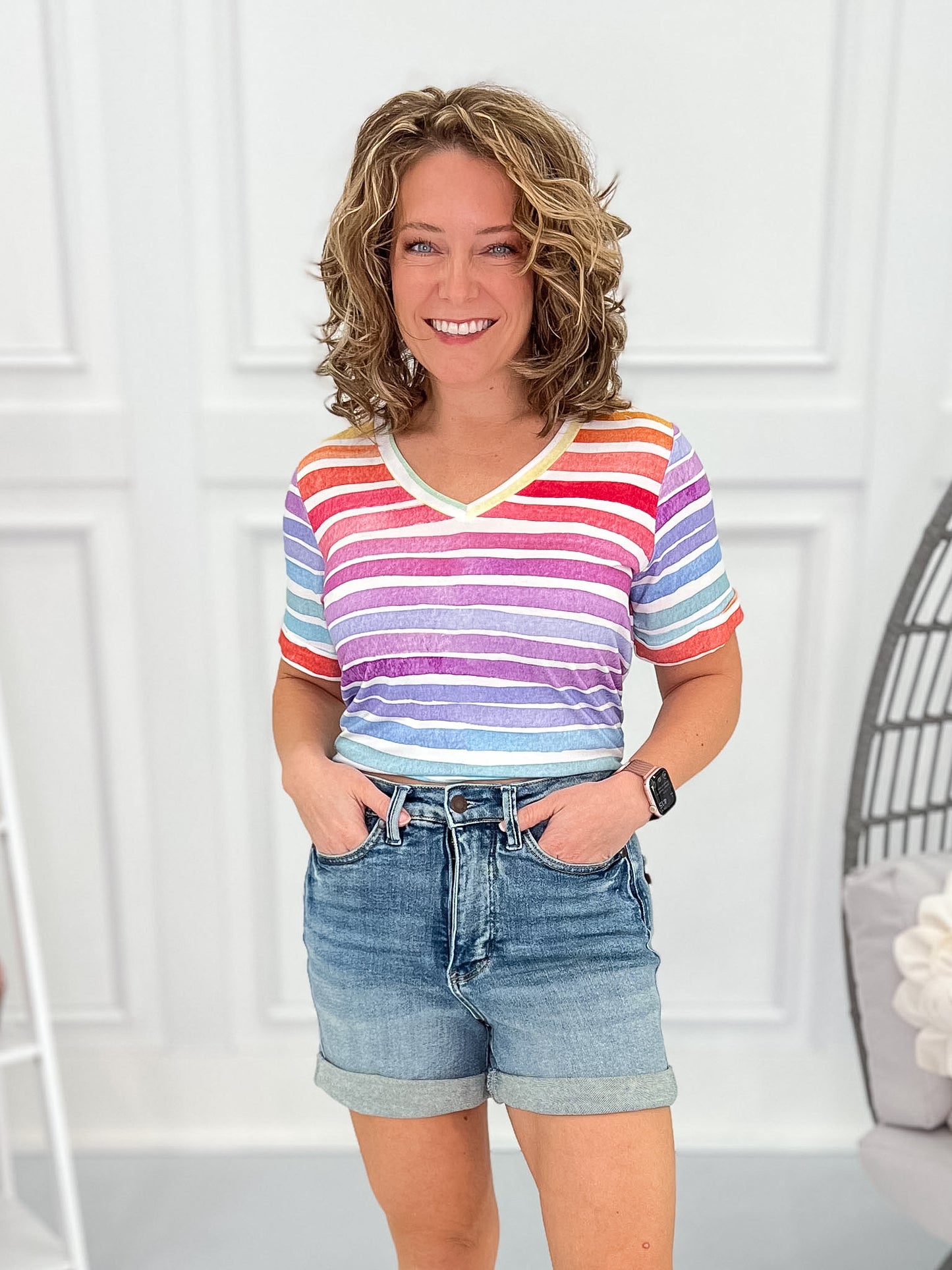 Coast Is Clear - Judy Blue Tummy Control Shorts