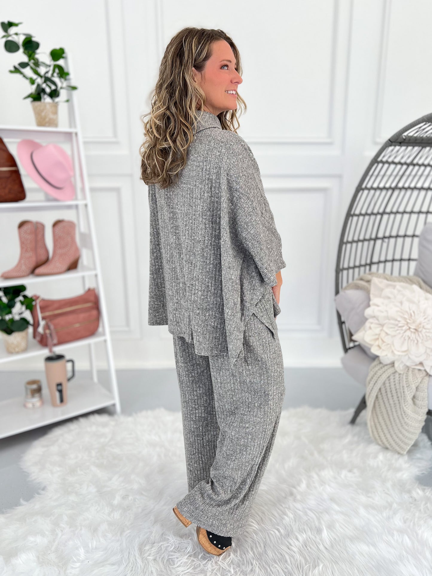 Can't Miss Out Cashmere Brushed Matching Set