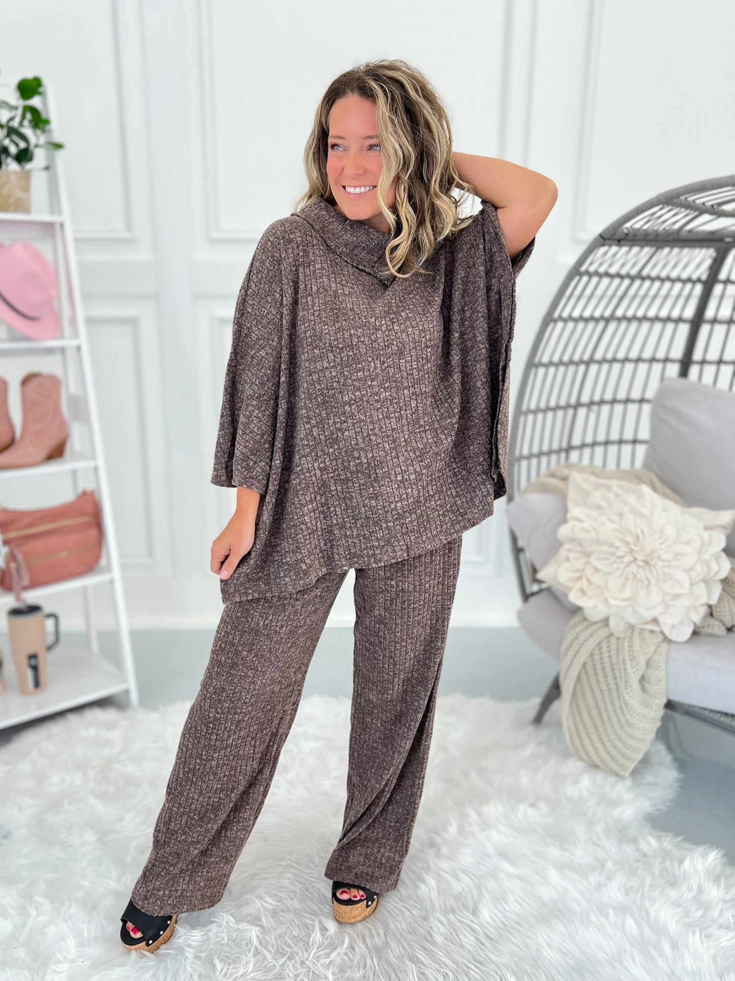 Can't Miss Out Cashmere Brushed Matching Set