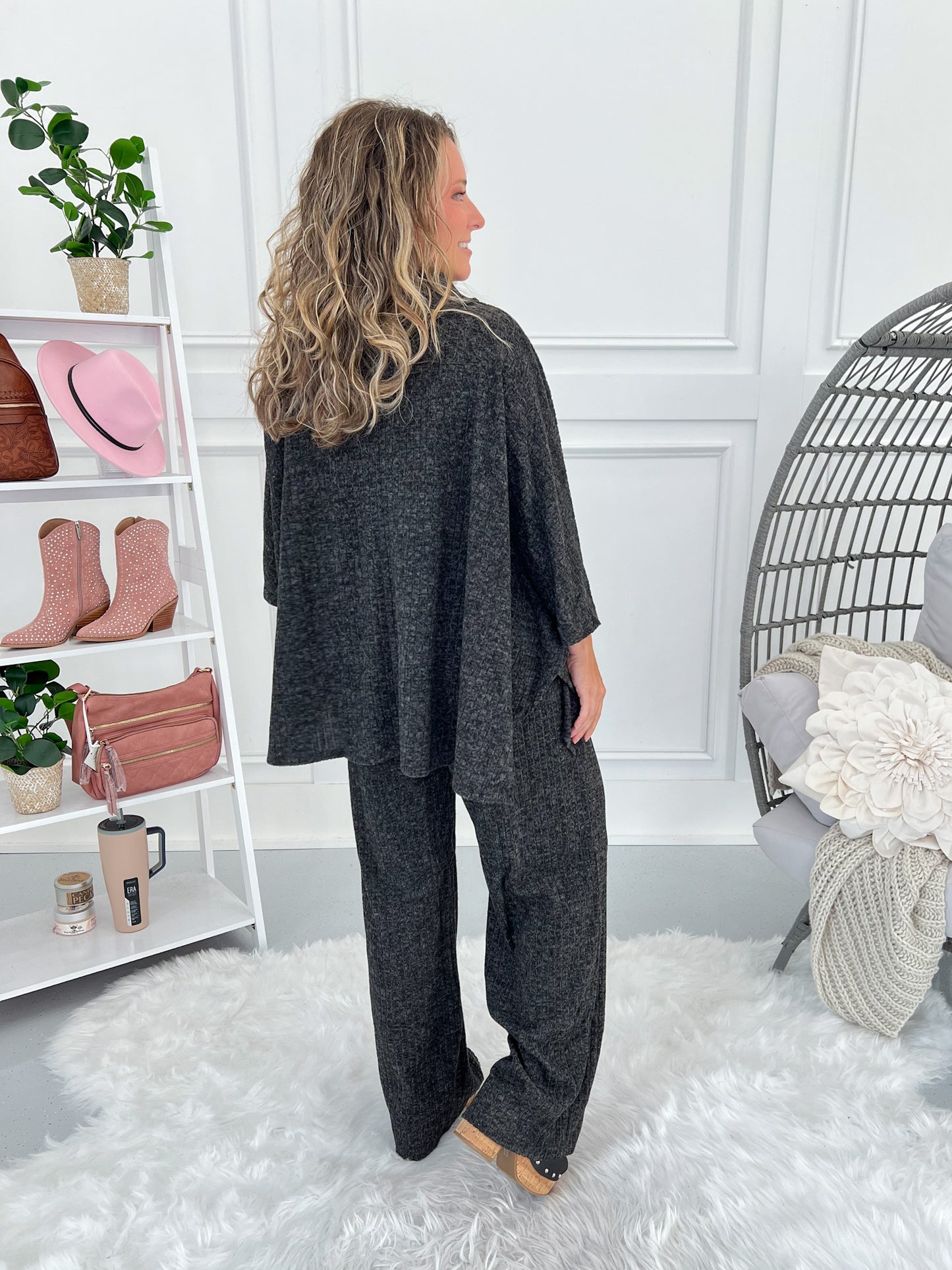 Can't Miss Out Cashmere Brushed Matching Set