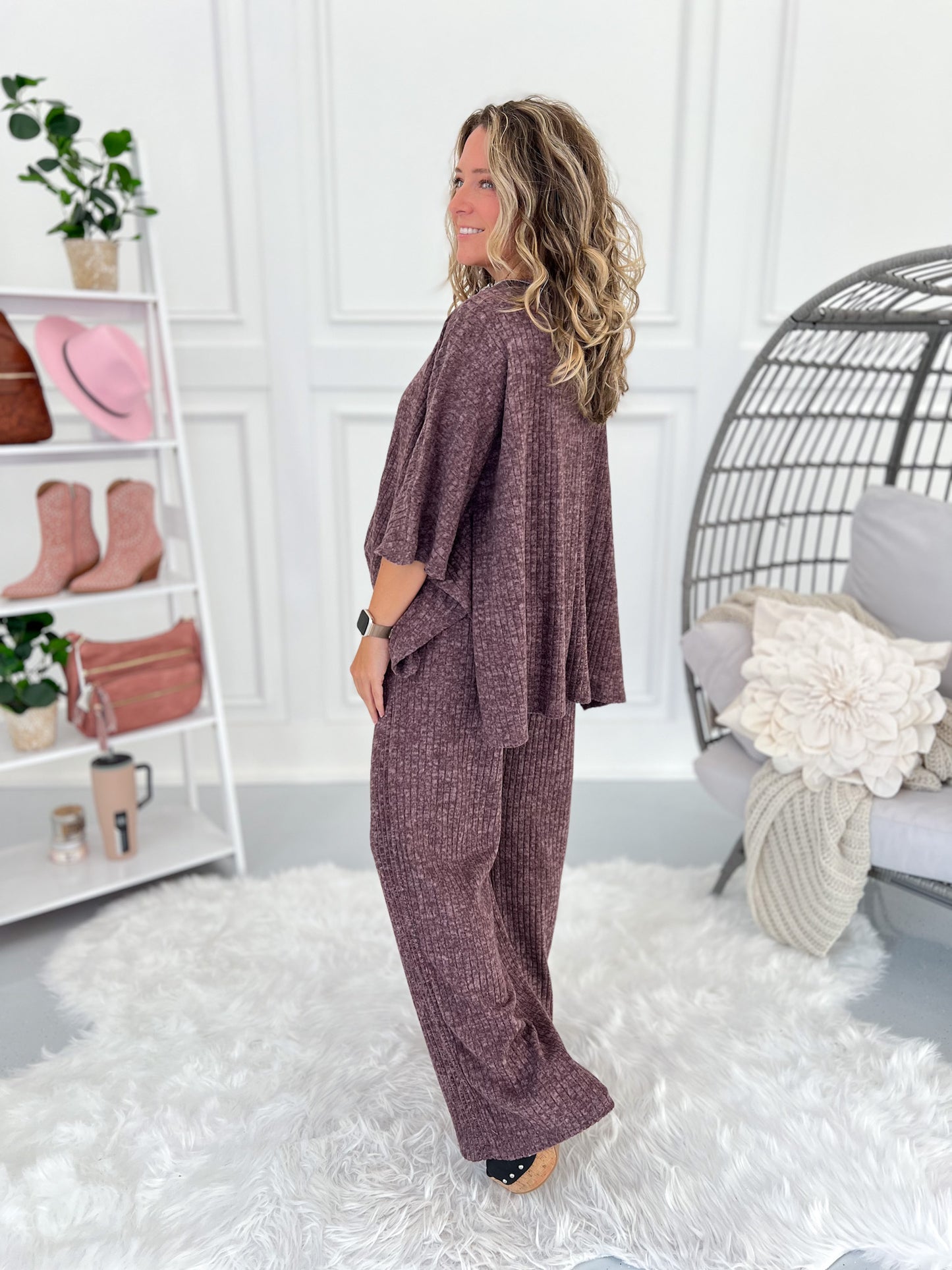 Can't Miss Out Cashmere Brushed Matching Set