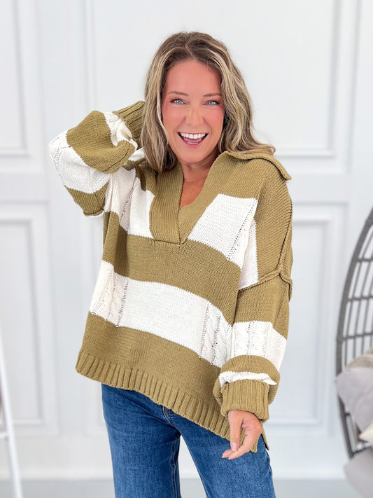 Makes Most Sense Knit Pullover