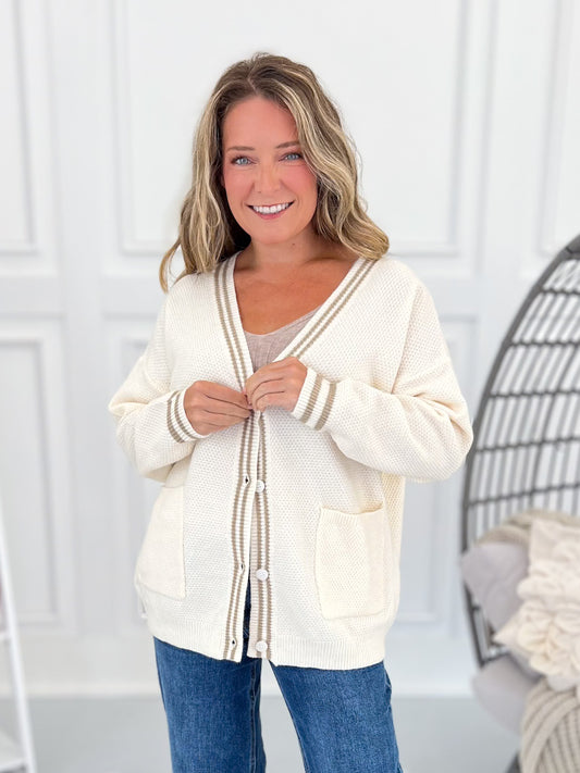 Made Good Time Knit Cardigan - Ivory