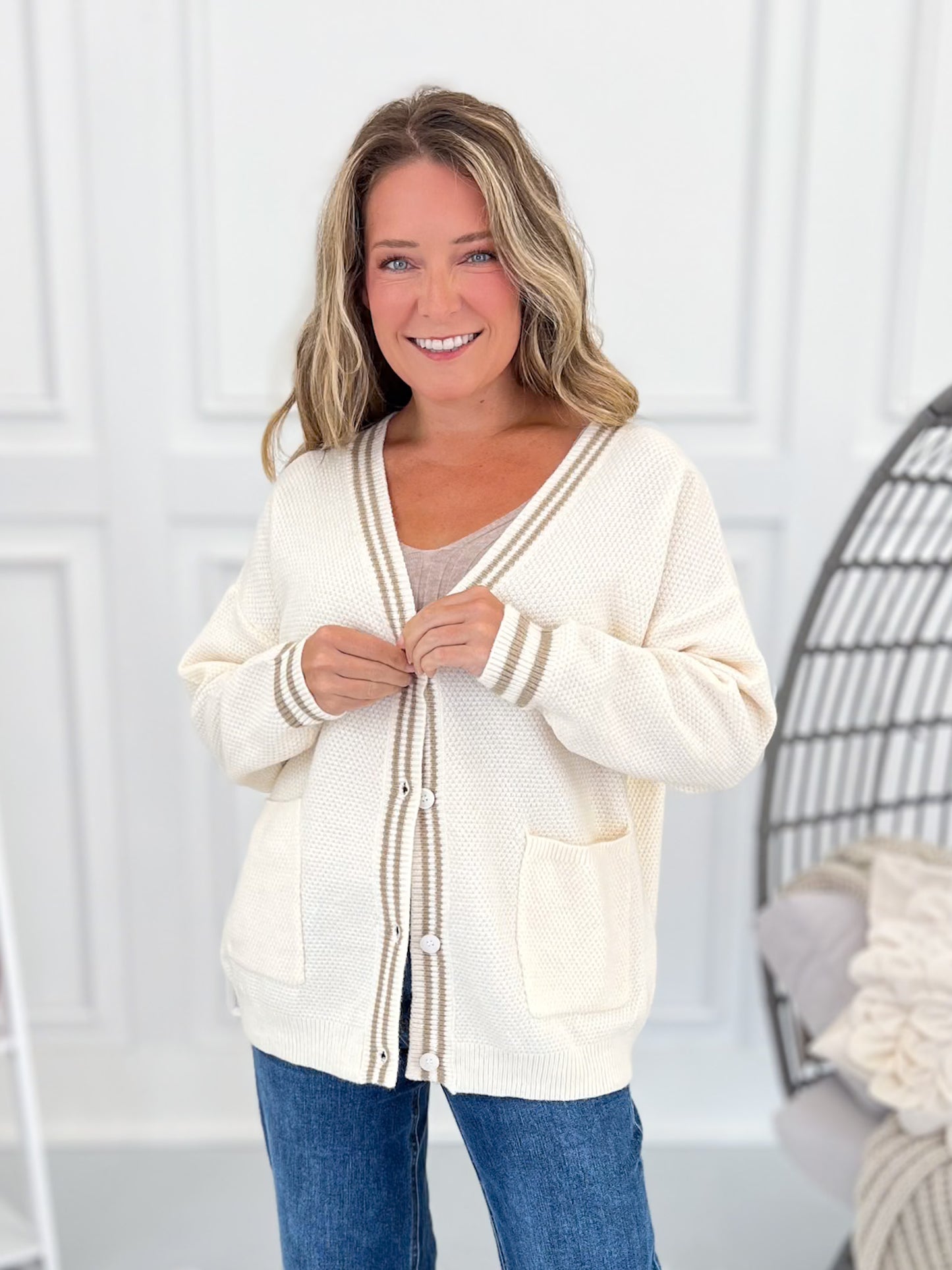 Made Good Time Knit Cardigan - Ivory