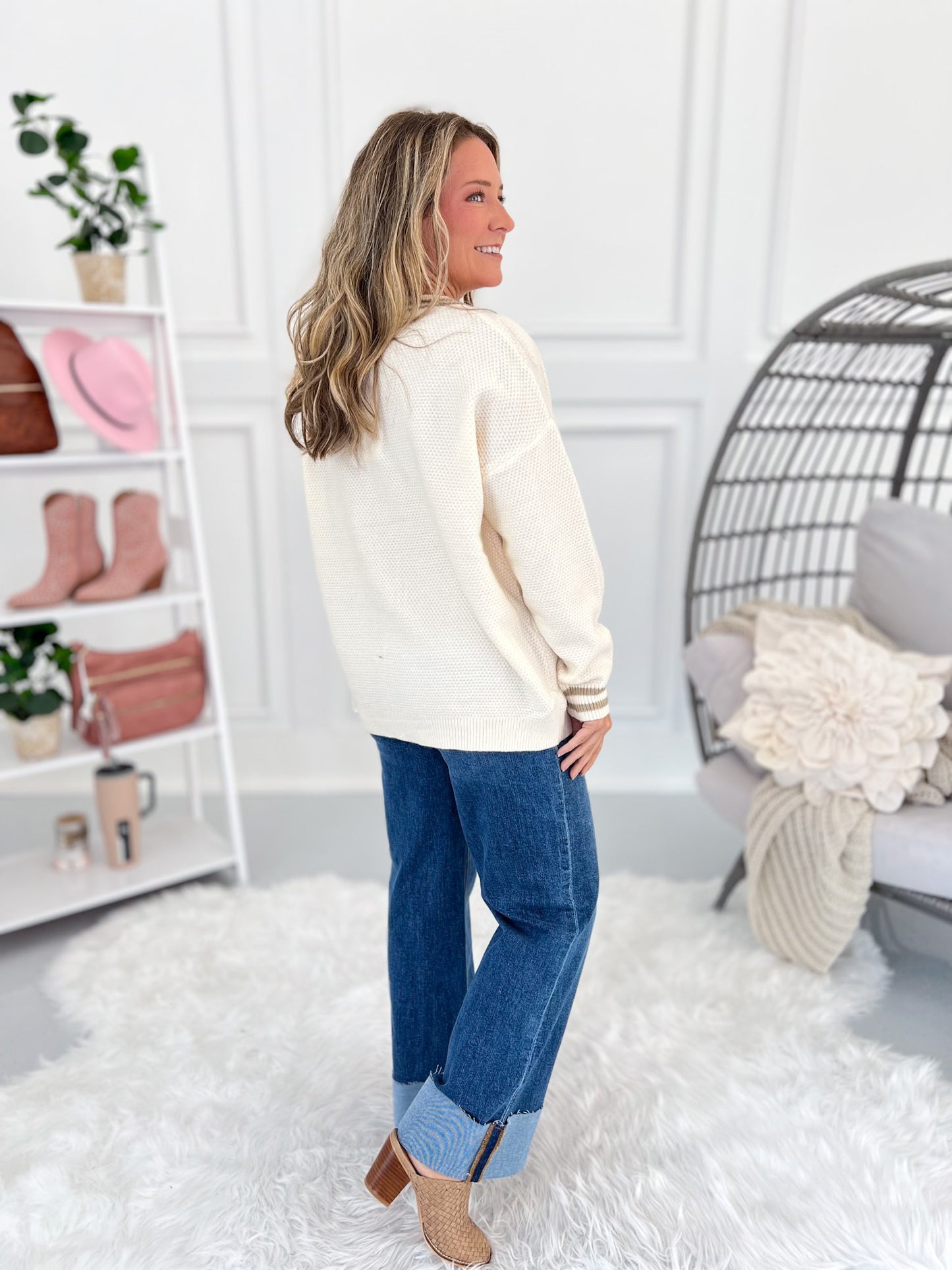 Made Good Time Knit Cardigan - Ivory